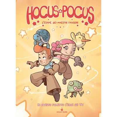 HOCUS & POCUS fumettogame L'ESAME DEI MAESTRI FAVOLINI libro gioco LIBROGAME vincent books IN ITALIANO