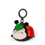 PORTACHIAVI keyring LEGAMI TINY super soft ROSSO coccinella LADYBUG peluche IMBOTTITO