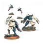 THE TWIN LANCE set di miniature LA LANCIA GEMELLA warhammer 40k T'AU EMPIRE età 12+
