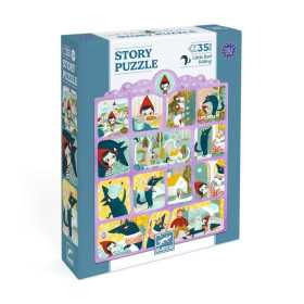 STORY PUZZLE da 35 pezzi CAPPUCCETTO ROSSO djeco DJ07050 età 3+