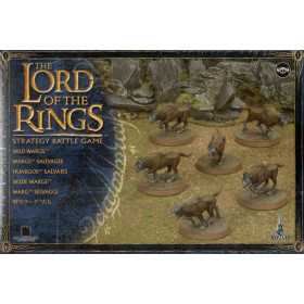 WILD WARGS set di miniature THE LORD OF THE RINGS strategy battle game CITADEL età 12+
