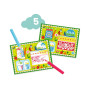 COFANETTO CON 6 ATTIVITA' CREATIVE kit artistico GATTO E I SUOI AMICI djeco DJ09292 età 18 mesi +