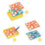 STENCIL PIO PIO kit artistico COLOR STOP libro da colorare per i più piccoli DJECO DJ08993 età 18 mesi +