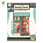 THE BOOK CAFE' biglietto d'auguri SWING CARD santoro 3D POP UP