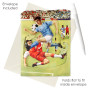 SOCCER biglietto d'auguri SWING CARD santoro 3D POP UP