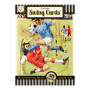SOCCER biglietto d'auguri SWING CARD santoro 3D POP UP