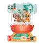 DOGGY BATH TIME biglietto d'auguri SWING CARD santoro 3D POP UP