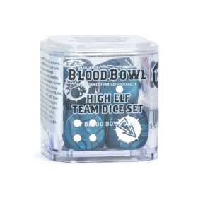 HIGH ELF team DICE SET di 8 dadi per BLOOD BOWL età 12+