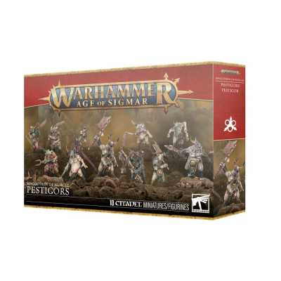 PESTIGORS set di miniature MAGGOTKIN OF NURGLE warhammer AGE OF SIGMAR età 12+