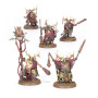 PUTRID BLIGHTKINGS set di miniature MAGGOTKIN OF NURGLE warhammer AGE OF SIGMAR età 12+