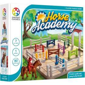 HORSE ACADEMY gioco di logica SMART GAMES con 80 sfide SOLITARIO età 7+
