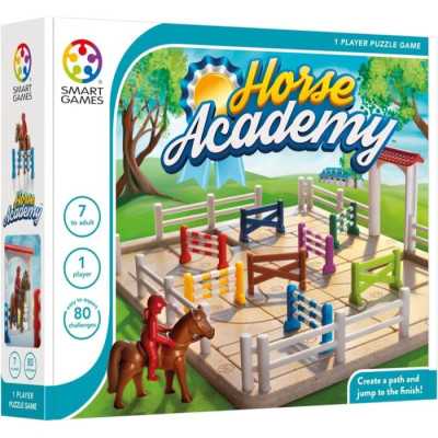 HORSE ACADEMY gioco di logica SMART GAMES con 80 sfide SOLITARIO età 7+