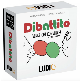 DIBATTITO vince chi convince LUDIC gioco educativo IN ITALIANO party game PER FAMIGLIE età 10+