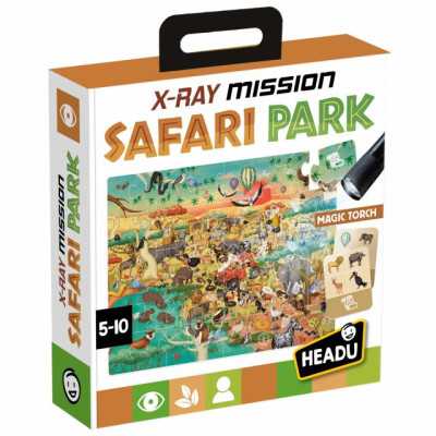 X RAY MISSION magic torch SAFARI PARK gioco educativo HEADU età 5+