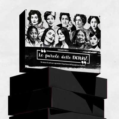LE PAROLE DELLE DONNE gioco da tavolo 100 STORIE cronache ribelli IN ITALIANO età 14+