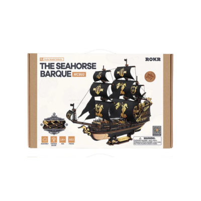 THE SEAHORSE BARQUE diy NAVE robotime ROKR in legno MCB02 età 14+