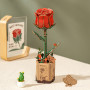 RED ROSE 2026 rosa rossa ROWOOD in legno ROBOTIME wooden bloom craft TW042 età 8+