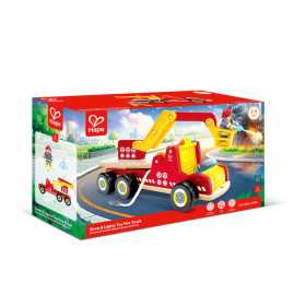 CAMION DEI POMPIERI luci e suoni HAPE siren & lights toy FIRE TRUCK E3090 età 2+