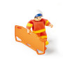 ELICOTTERO DA SOCCORSO to the rescue HELICOPTER SET in legno e plastica HAPE E3092 età 2+