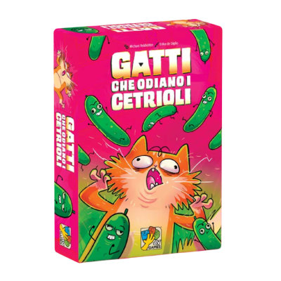 GATTI CHE ODIANO I CETRIOLI gioco da tavolo PARTY GAME ghenos games IN ITALIANO età 8+