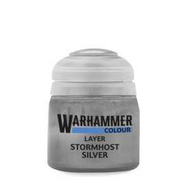 STORMHOST SILVER colore Citadel Gem paint layer argento Warhammer 12 ml