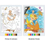 CREART kit artistico SIRENE SCINTILLANTI ravensburger 24 DISEGNI DA COLORARE set creativo CARTA MAGICA età 5+