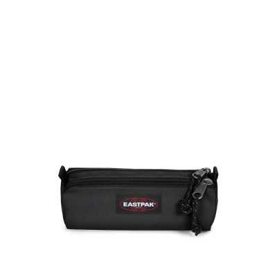 ASTUCCIO eastpak BENCHMARK DOUBLE con zip BLACK portapenne NERO