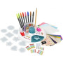 DIY STICKER FACTORY kit artistico FABBRICA DEGLI STICKERS adesivi BUKI età 6+