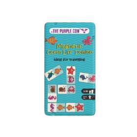 DOMINO DEL MARE gioco da viaggio PORTATILE in italiano THE PURPLE COW età 3+