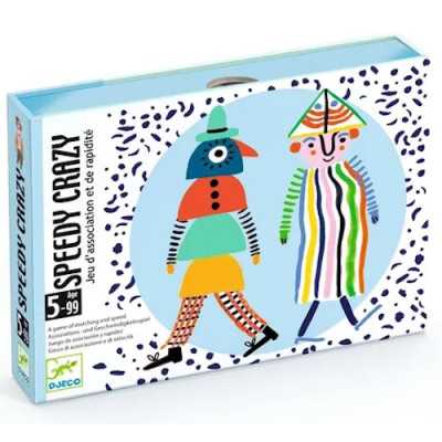 SPEEDY CRAZY gioco da tavolo CON LE CARTE di associazione e rapidità DJECO DJ05069 età 5+
