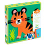 QUADRI IN FELTRO kit artistico DOLCI ANIMALI djeco DJ00047 età 18 mesi +