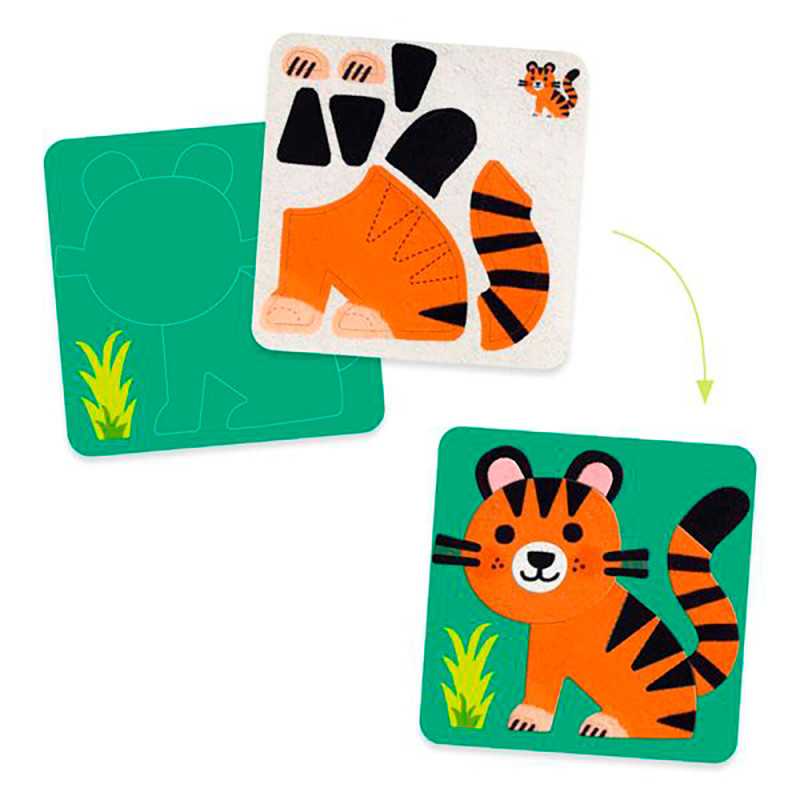 Taufe Kit Feltro Autunnale Per Bambini 3+ Anni - Crea Ricci E Gufi Con Adesivi - Decorazioni Fai-da-Te Per Attività Creative