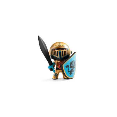 KNIGHT AZUR cavaliere ARTY TOYS action figure DJECO in resina DJ06854 snodabile MINIATURA età 4+