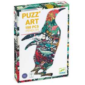 PUZZLE puzz'art PINGUINO penguin 150 PEZZI djeco DJ07663 età 6+