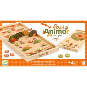 PASS ANIMO in legno 2 IN 1 gioco DJECO di abilità DJ02200 età 4+