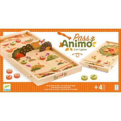 PASS ANIMO in legno 2 IN 1 gioco DJECO di abilità DJ02200 età 4+