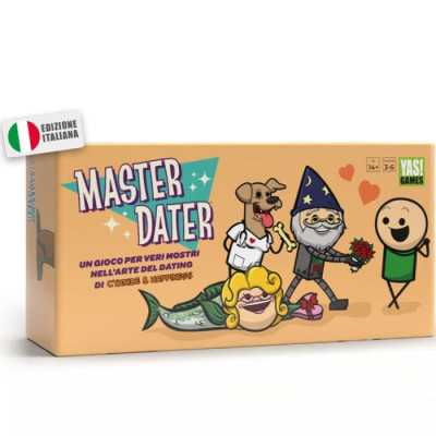 MASTER DATER gioco da tavolo PARTY GAME yas games IN ITALIANO età 13+