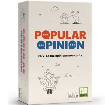 POPULAR OPINION gioco da tavolo PARTY GAME yas games IN ITALIANO età 16+