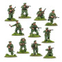ITALIAN PARACADUTISTI PLATOON set di miniature per BOLT ACTION in plastica WARLORD GAMES età 14+