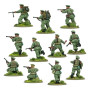 ITALIAN PARACADUTISTI PLATOON set di miniature per BOLT ACTION in plastica WARLORD GAMES età 14+