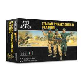 ITALIAN PARACADUTISTI PLATOON set di miniature per BOLT ACTION in plastica WARLORD GAMES età 14+