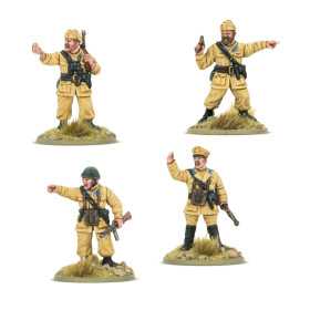 ITALIAN PARACADUTISTI PLATOON COMMANDERS set di miniature BOLT ACTION in resina WARLORD GAMES età 14+