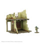 CITY IN RUINS scenario SINGLE STOREY FACADE 2 skytrex MDF miniature set EDIFICIO età 14+