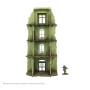 CITY IN RUINS scenario 4 STOREY BUILDING FACADE 1 skytrex MDF miniature set EDIFICIO età 14+