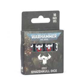 GHAZGHKULL DICE set di 16 dadi ORKS games workshop WARHAMMER 40K età 12+
