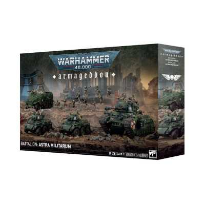 ARMAGEDDON battalion ASTRA MILITARUM battaglione WARHAMMER 40K set di miniature CITADEL età 12+