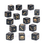 COMMISSAR YARRICK DICE set di 16 dadi ASTRA MILITARUM games workshop WARHAMMER 40K età 12+