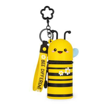 MINI KAWAII con zip ASTUCCIO in silicone APE legami BEE portapenne TOMBOLINO