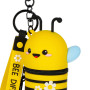 MINI KAWAII con zip ASTUCCIO in silicone APE legami BEE portapenne TOMBOLINO