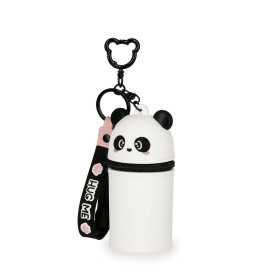 MINI KAWAII con zip ASTUCCIO in silicone PANDA legami PANDAS portapenne TOMBOLINO